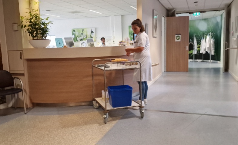 Balie KCHL van het EZ