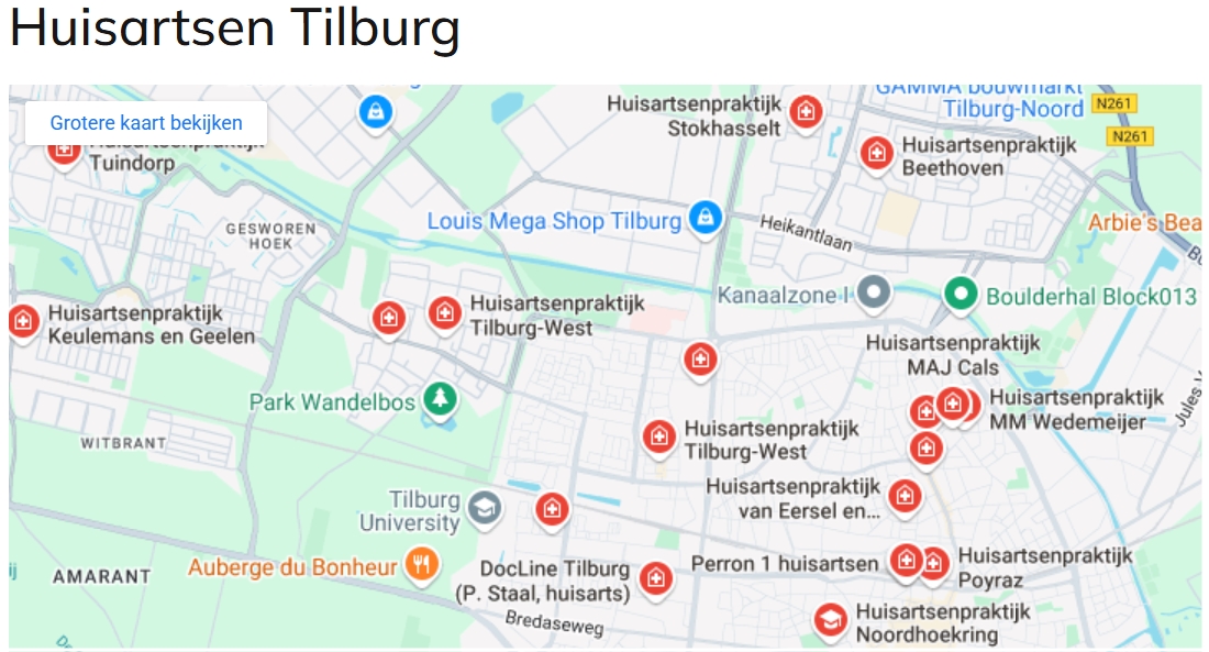 Huisartsen Tilburg
