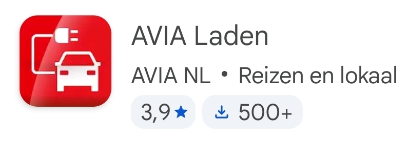 Download de Avia laad-app