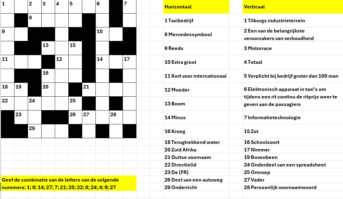 Kruiswoordraadsel 2025-09