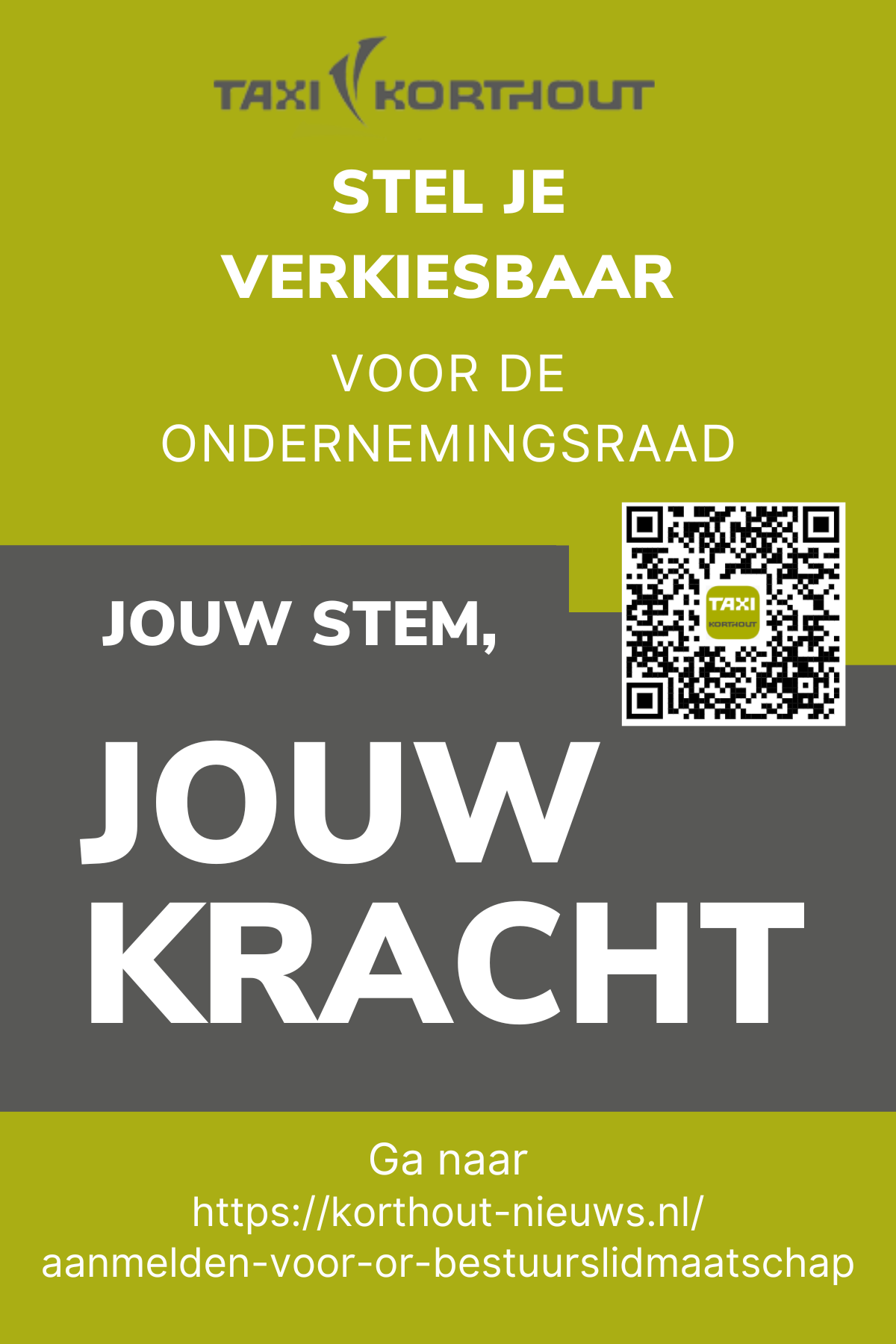 Aanmelden voor OR bestuurslidmaatschap