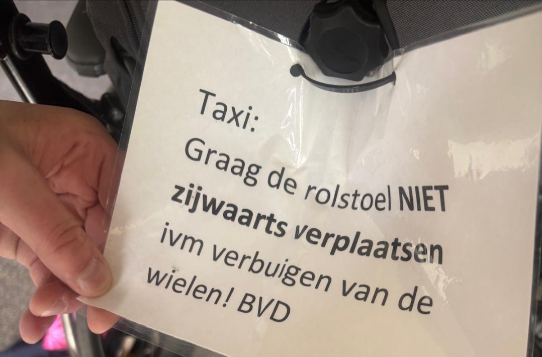 Verplaatsing rolstoel