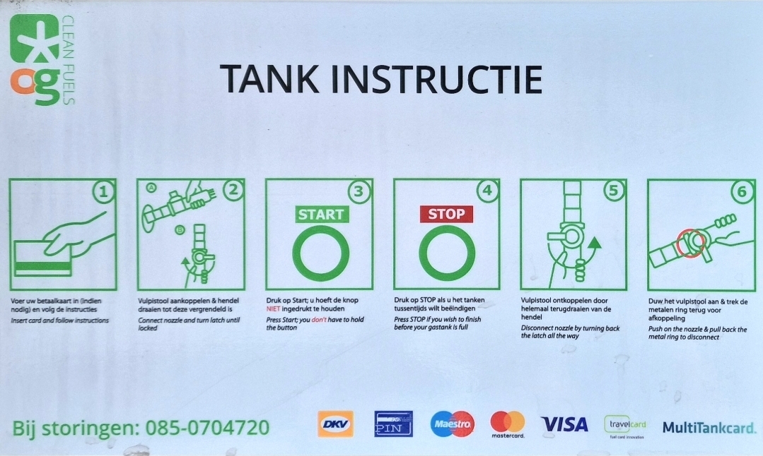 Tankinstructie CNG AVIA