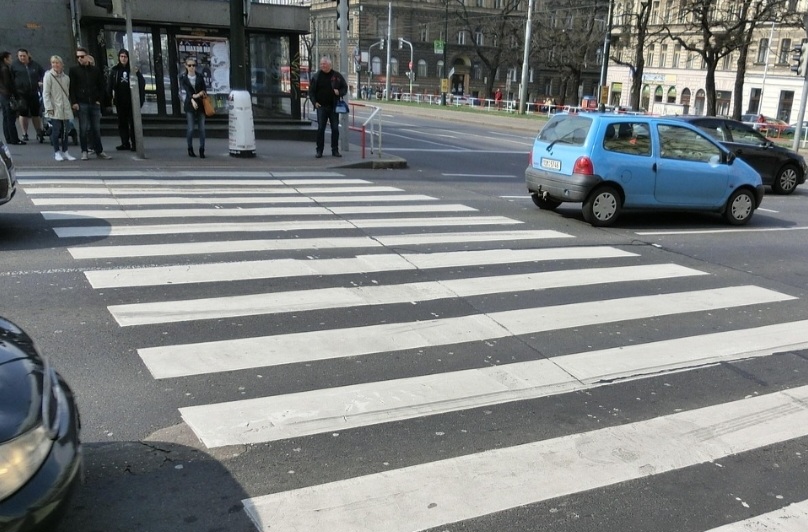 Voorrangsregels bij zebrapad